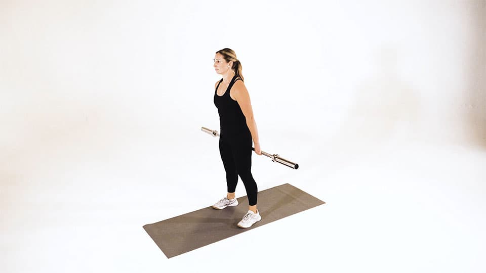Barbell Hack Squat Demonstration