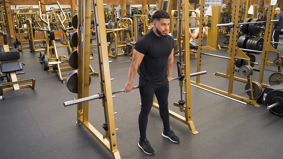 Smith Machine Hack Squat Demonstration