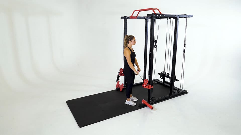 Cable Upright Row Demonstration