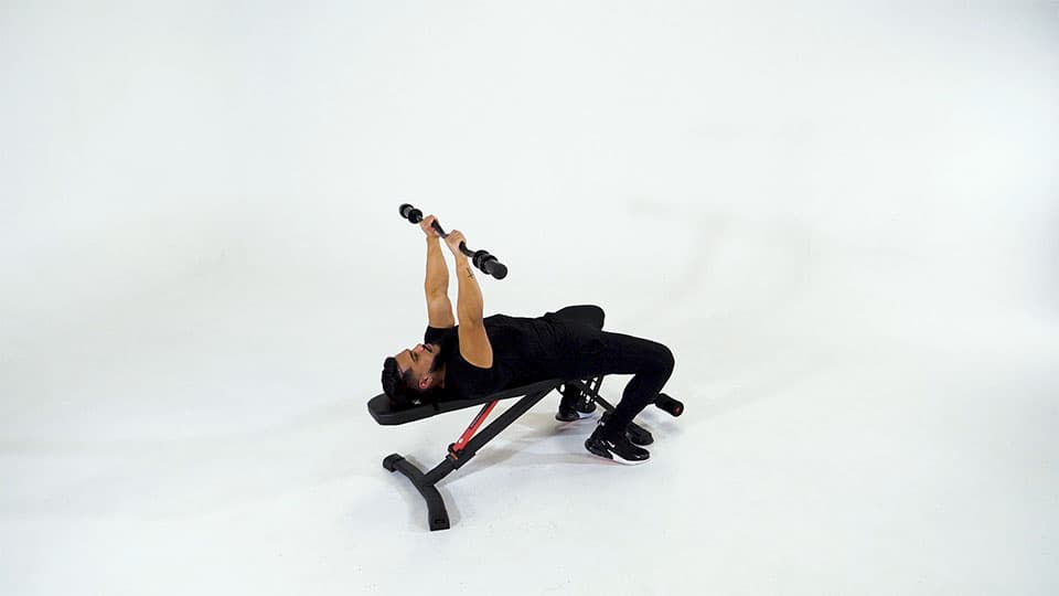 EZ Bar Tricep Extension (Close Grip) Demonstration