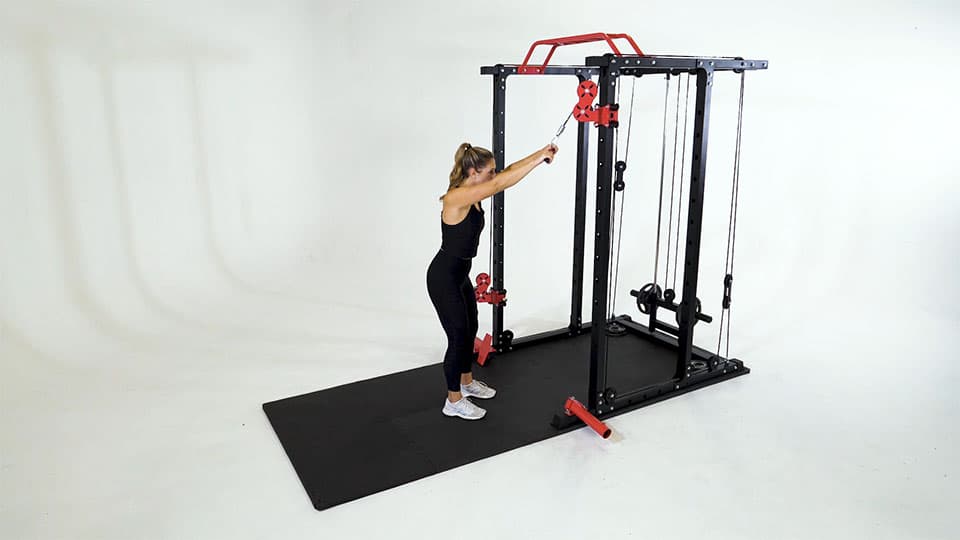 Cable Shoulder Extension Demonstration