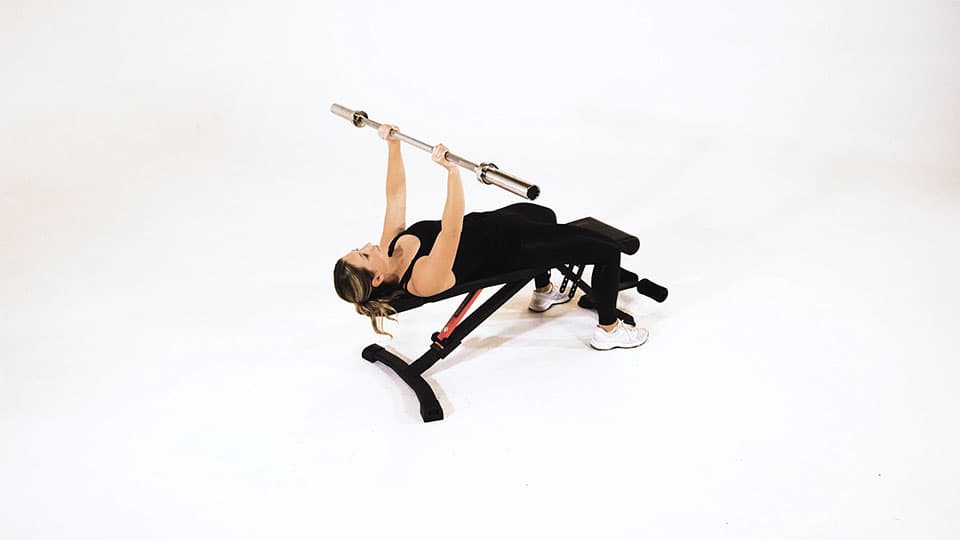 Barbell Pullover Demonstration