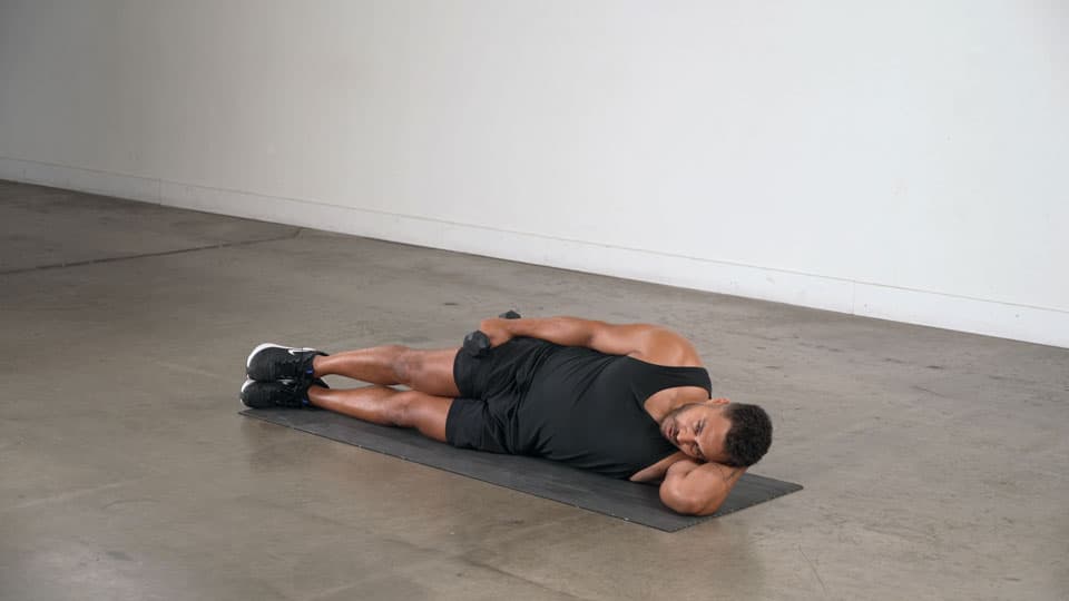 Dumbbell Lateral Raise (Side-Lying) Demonstration