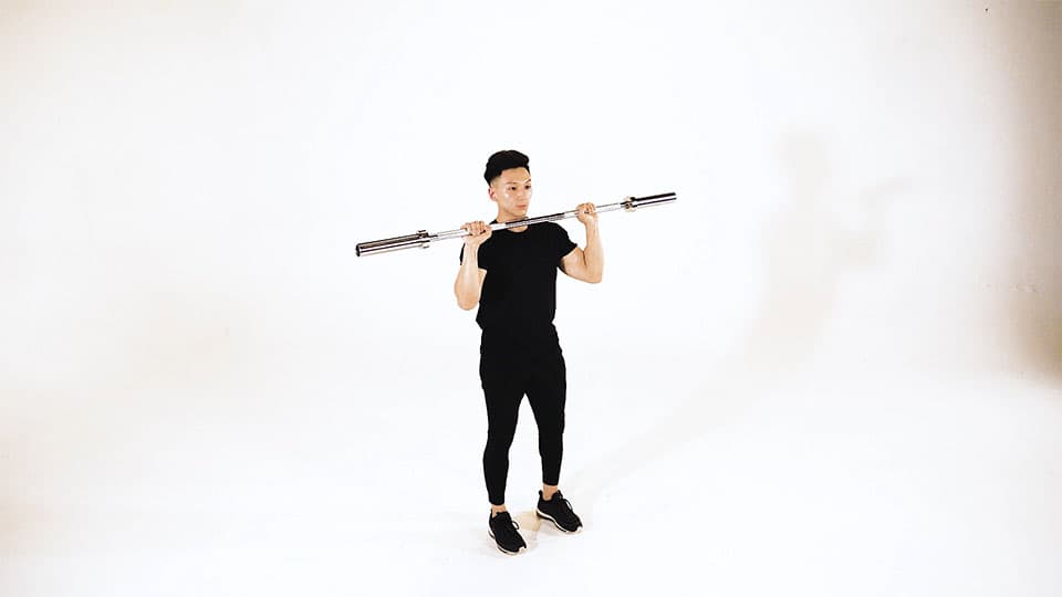 Barbell Push Press Demonstration