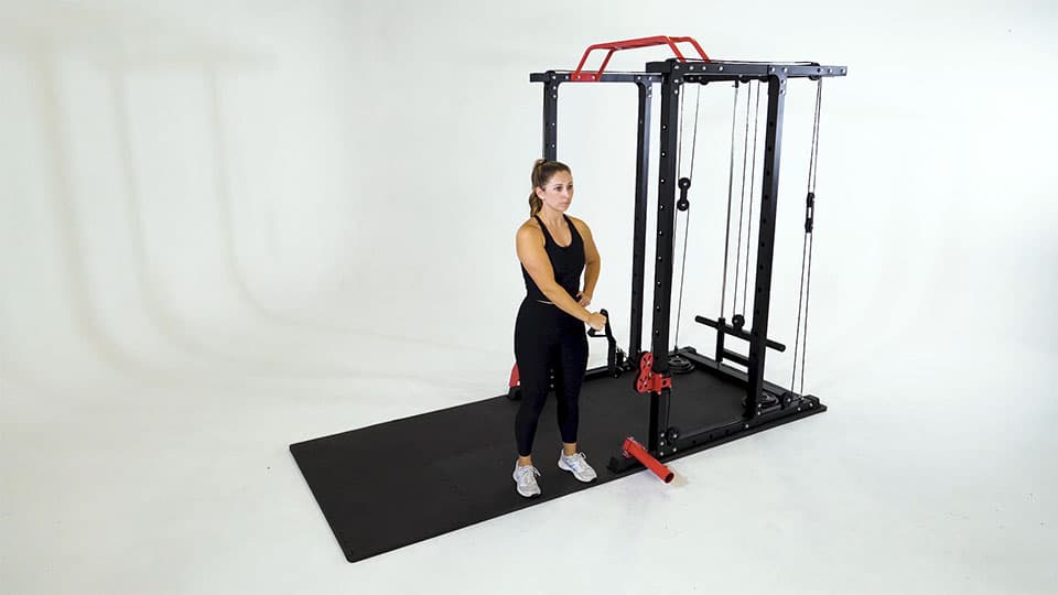 Cable Deltoid Raise Demonstration