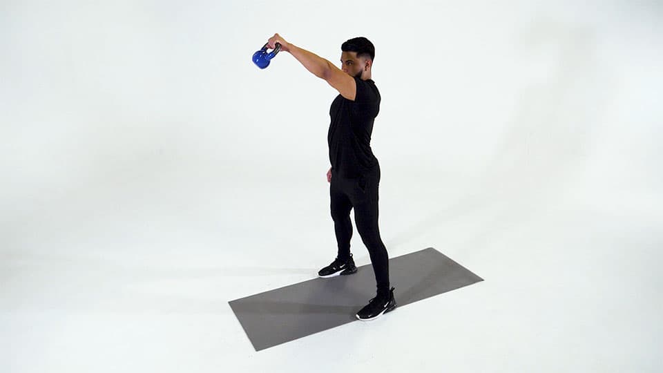 Kettlebell One-Arm Swing Demonstration