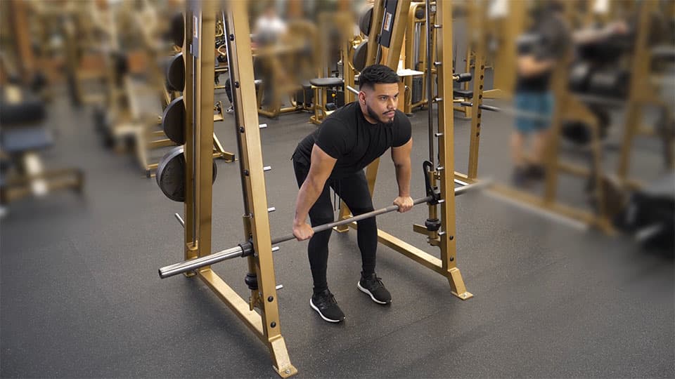 Smith Machine Deltoid Row Demonstration