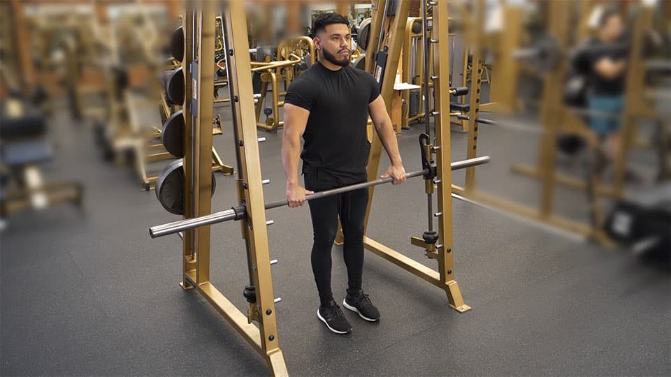 Smith Machine Upright Row Demonstration