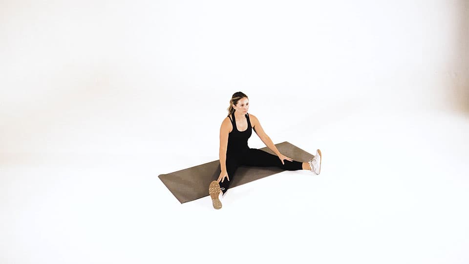 Seated Wide Angle Pose Demonstration