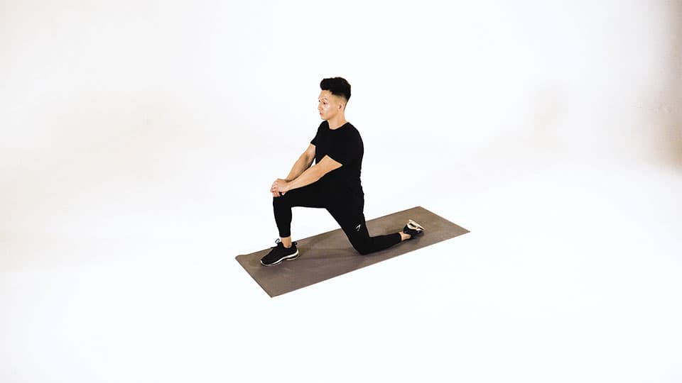 Posterior Lower Leg Stretch Demonstration