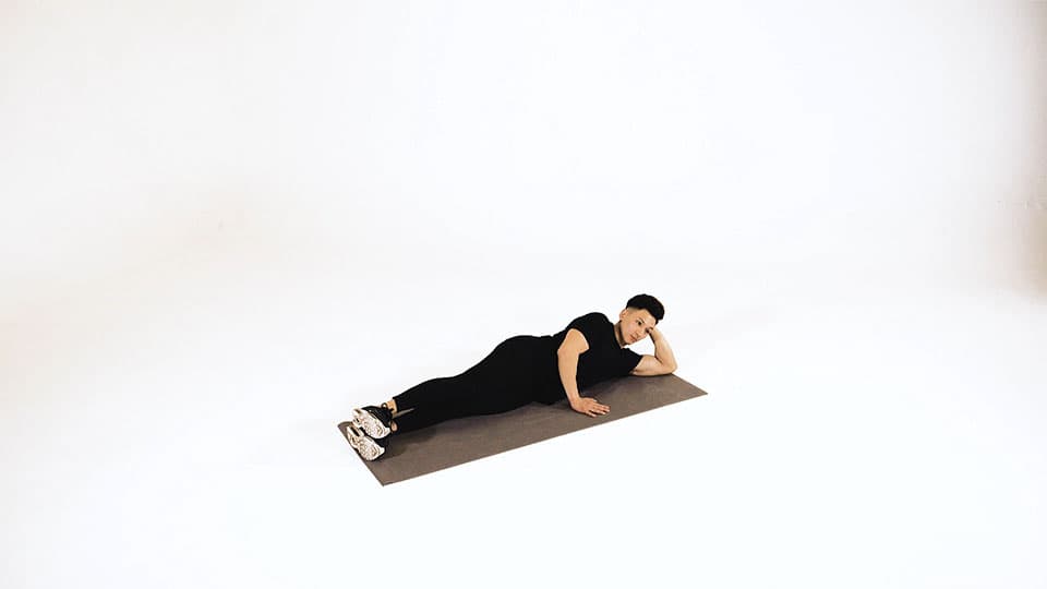 Side-Lying Hip Flexor Demonstration