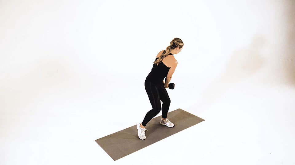 Dumbbell Wood Chop Demonstration
