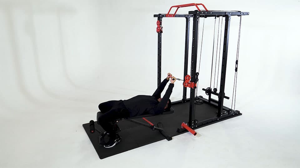 Cable Pullover (Supine) Demonstration