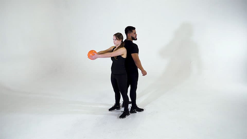 Medicine Ball Rotation Demonstration
