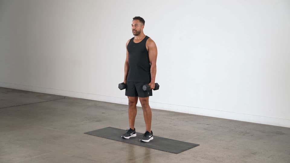 Dumbbell Side Bend Demonstration