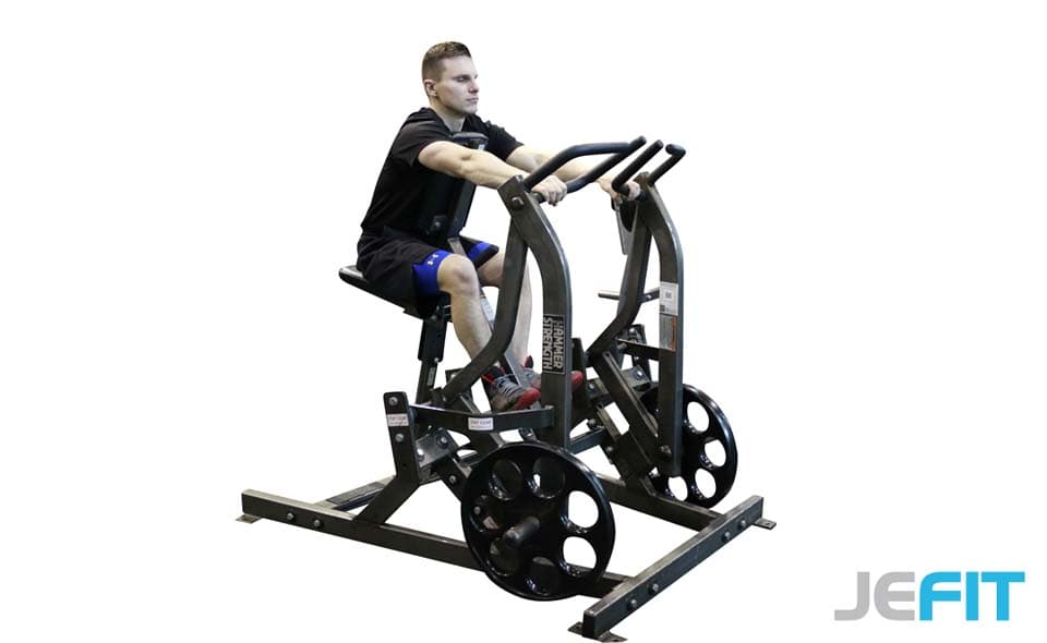 Leverage Machine Iso Row Demonstration