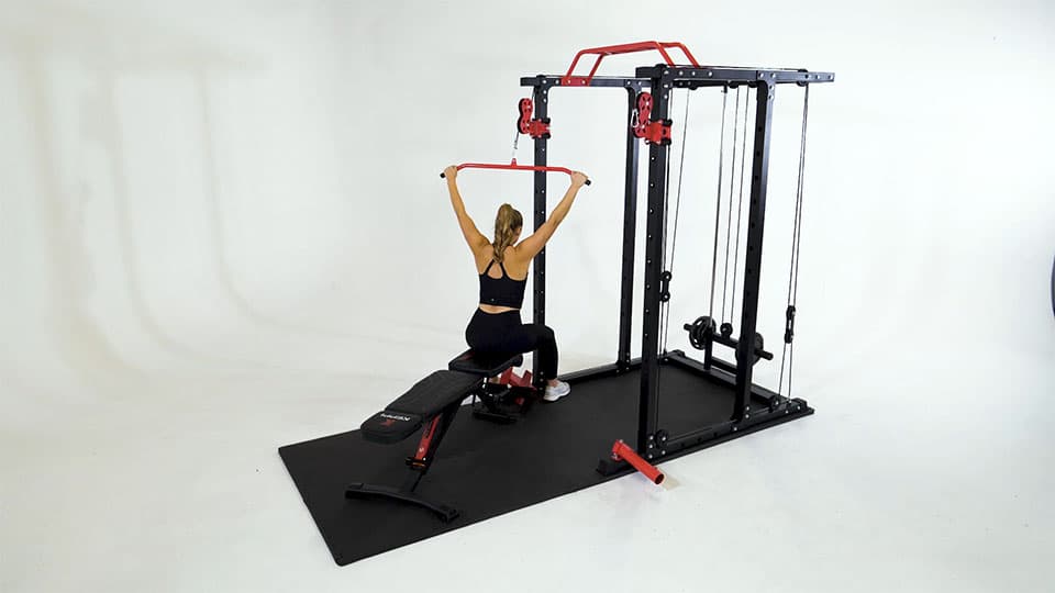 Cable Rear Pulldown (Wide Grip) Demonstration