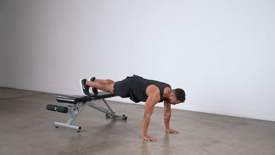 Elevated Push-Up Demonstration