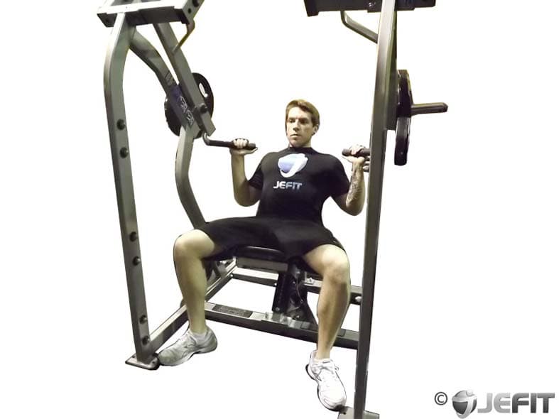 Leverage Shoulder Press Demonstration