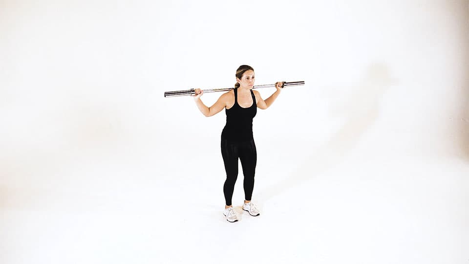 Barbell Snatch Balance Demonstration