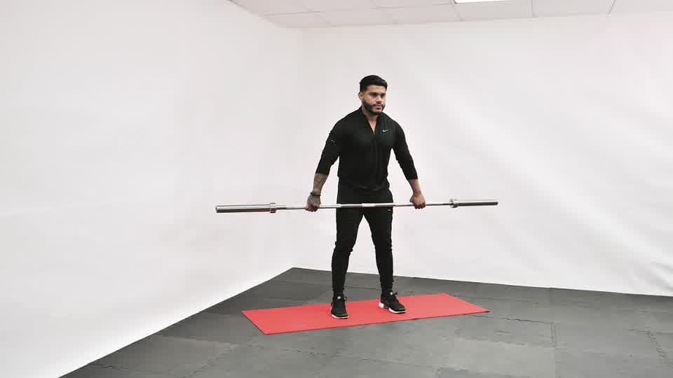 Barbell High Snatch Demonstration