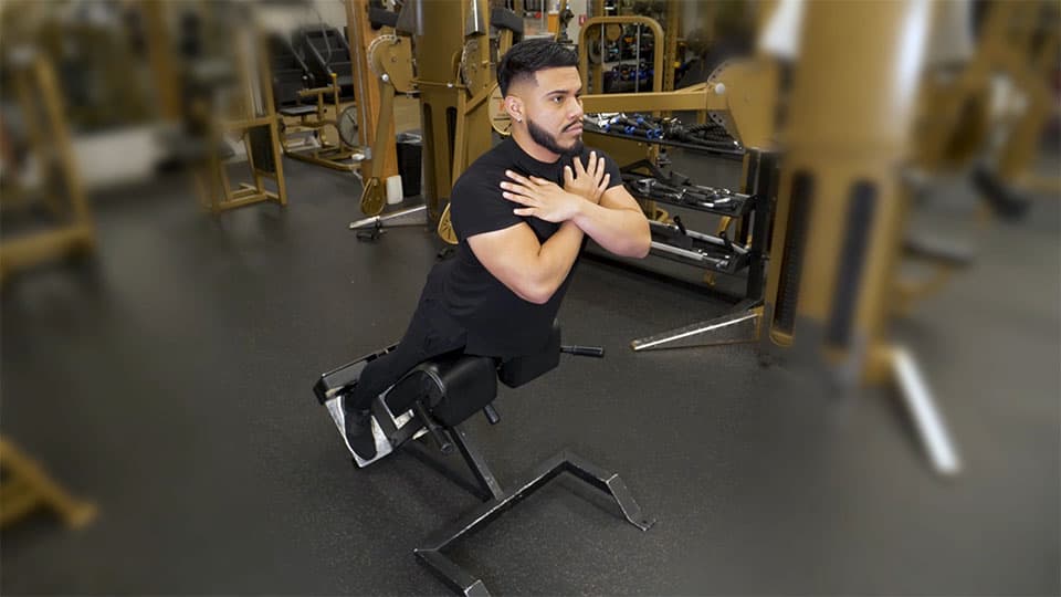 Back Hyperextension Demonstration