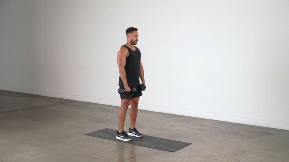 Dumbbell Stiff-Leg Deadlift Demonstration