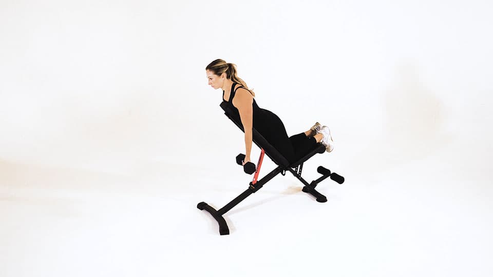Dumbbell One-Arm Row (Reverse Grip) Demonstration