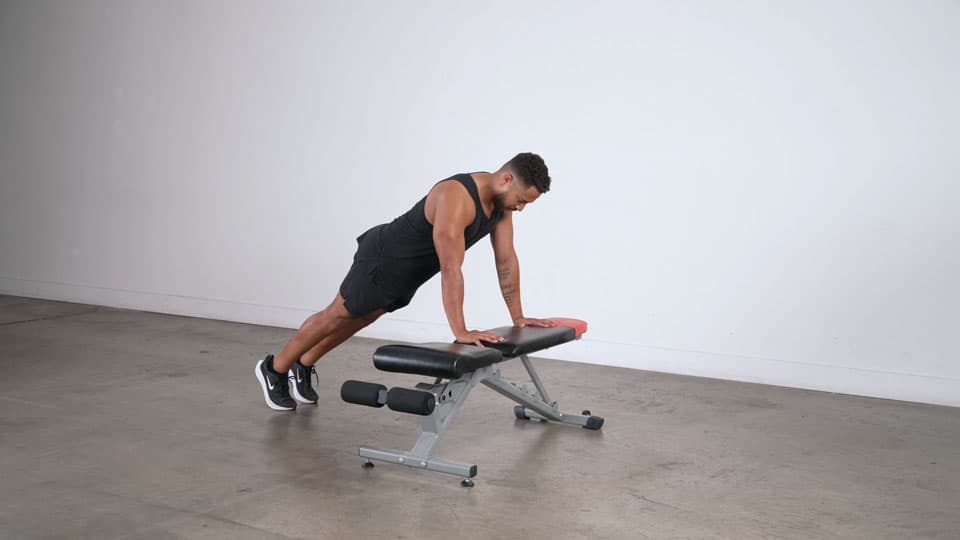 Bench Push-Up Demonstration