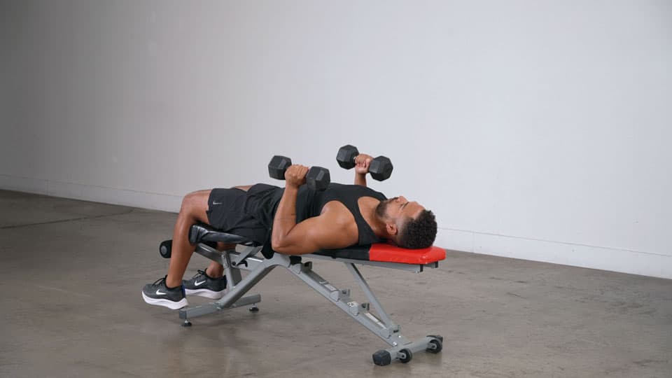 Dumbbell Bench Press (Palms in) Demonstration