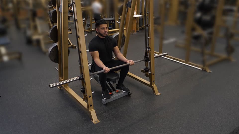 Smith Machine Wrist Curl Demonstration