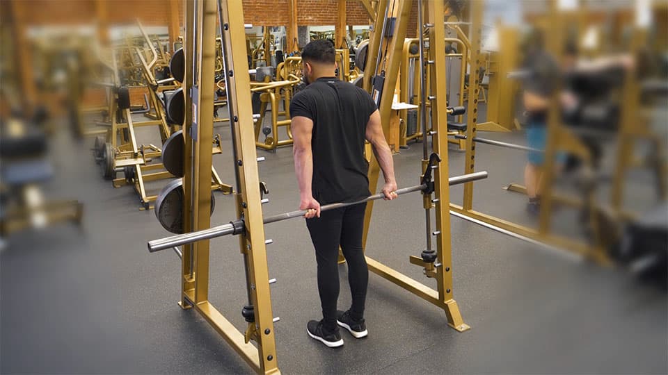 Smith Machine Behind the Back Wrist Curl Demonstration
