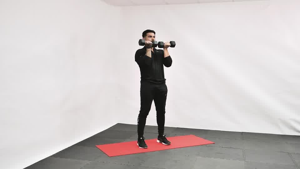 Dumbbell Arnold Press Demonstration