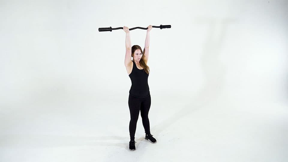 EZ Bar French Press (Reverse Grip) Demonstration