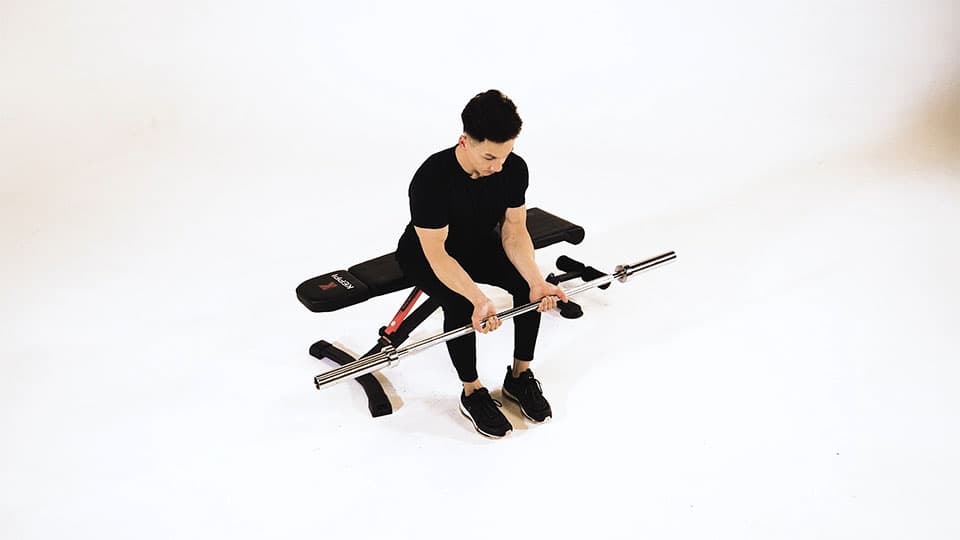 Barbell Wrist Curl (Palms Up) Demonstration