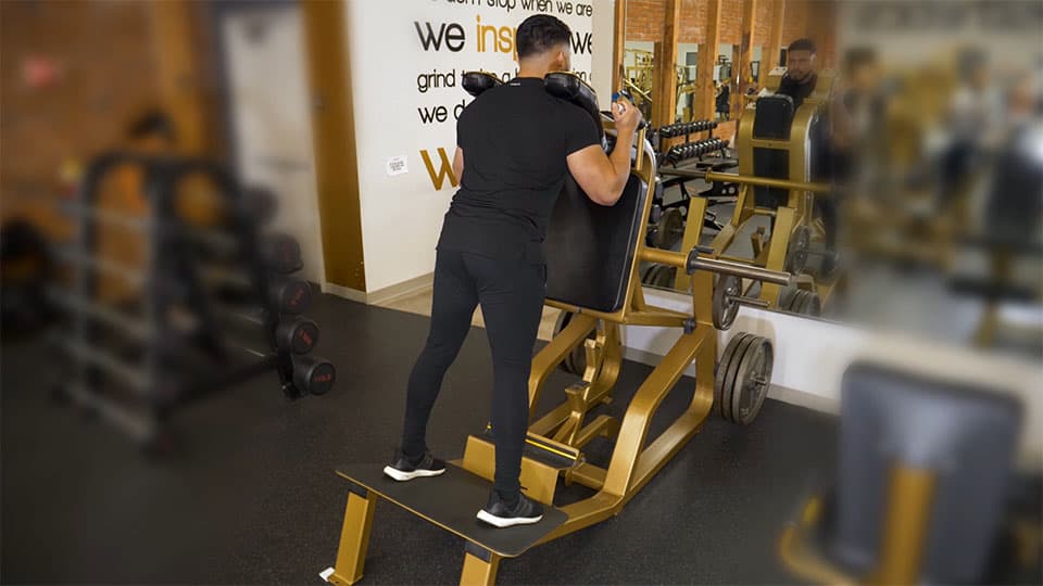 Hack Squat (Reverse Position) Demonstration
