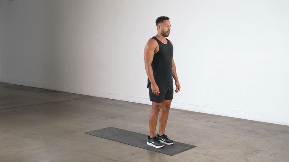 Bodyweight Rear Lunge Demonstration