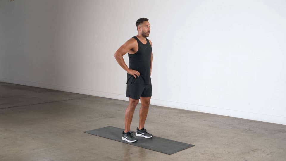 Bodyweight Calf Raise Demonstration