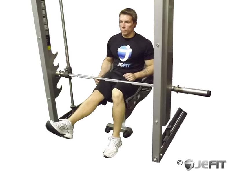 Smith Machine Single-Leg Calf Raise Demonstration