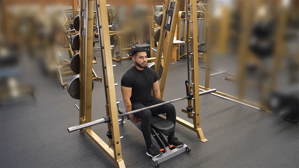 Smith Machine Toe Raise Demonstration