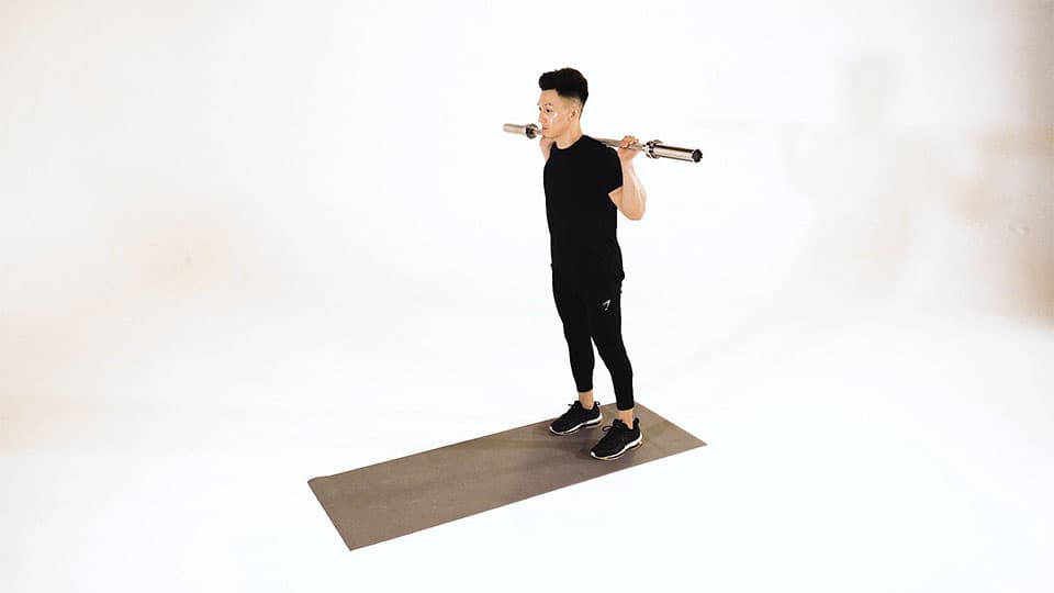 Barbell Lunge Demonstration