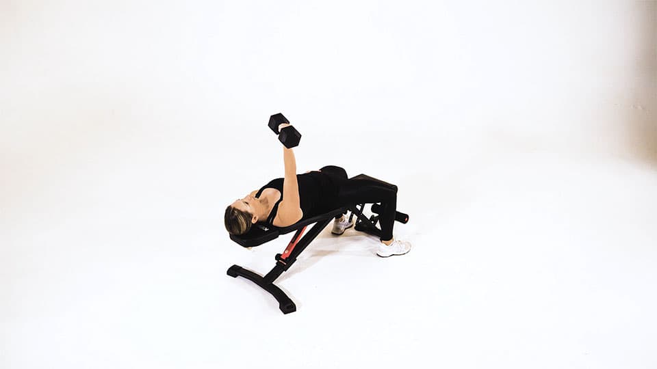 Dumbbell One-Arm Press (Reverse Grip) Demonstration