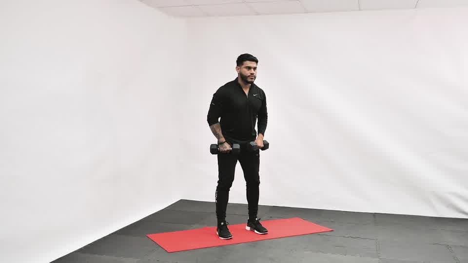 Dumbbell 3 Way Shoulder Raise Demonstration