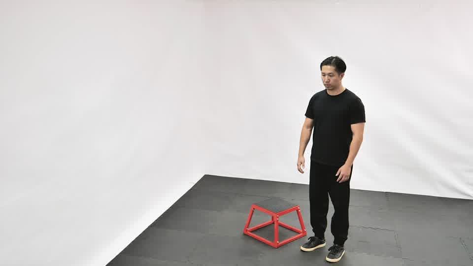 Box Jump Tap Overs Demonstration
