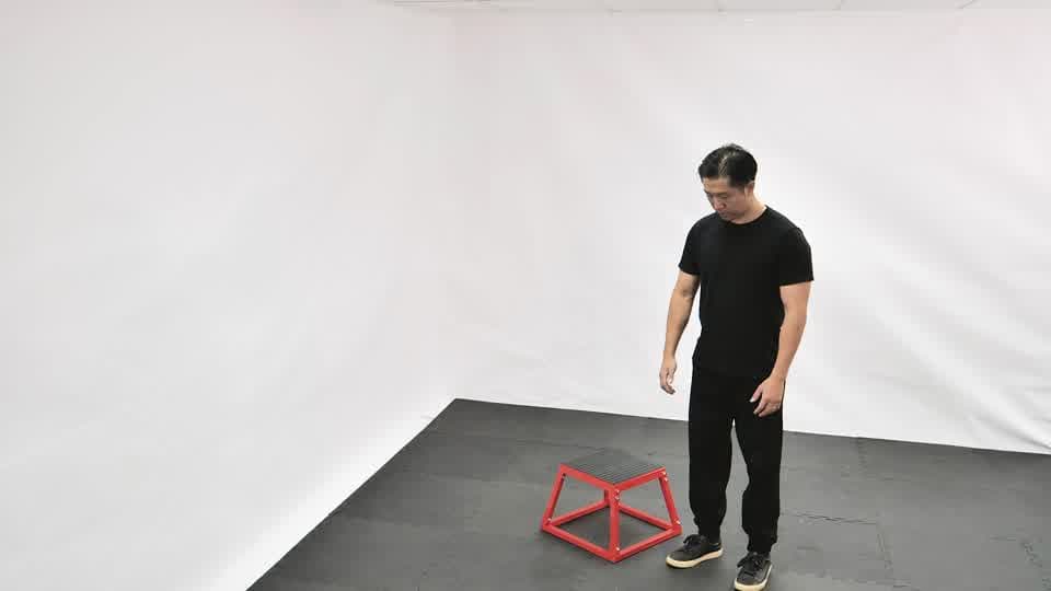 Lateral Box Jump Overs Demonstration