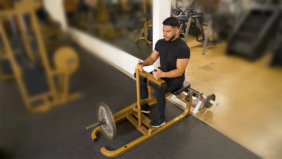 Machine Seated Calf Raise Demonstration