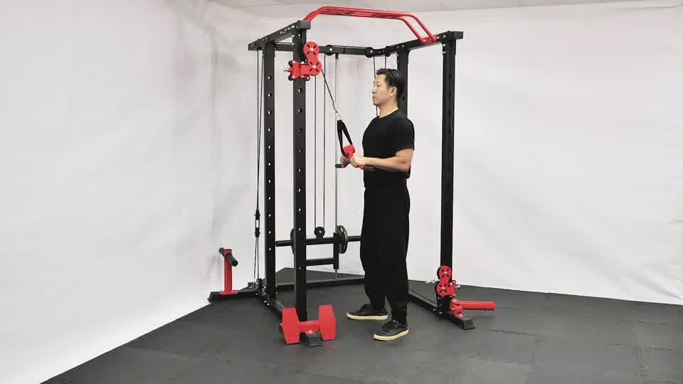 Cable Tricep Pushdown (V-Bar) Demonstration