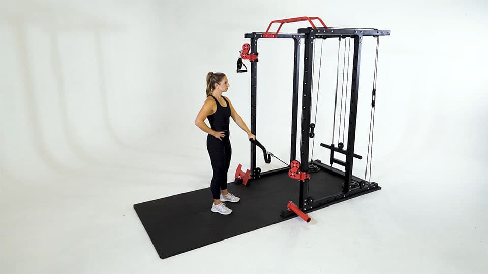 Cable Front Raise Demonstration