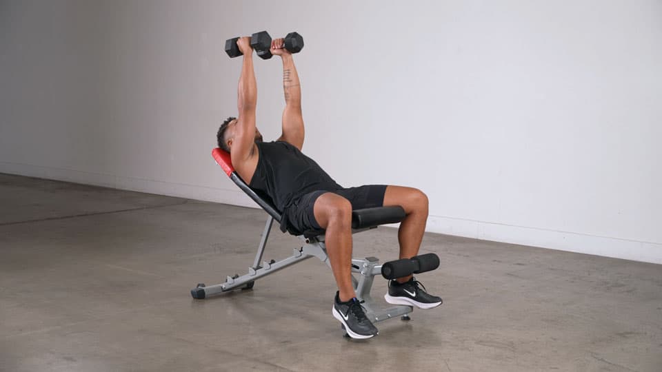 Dumbbell Incline Fly Demonstration