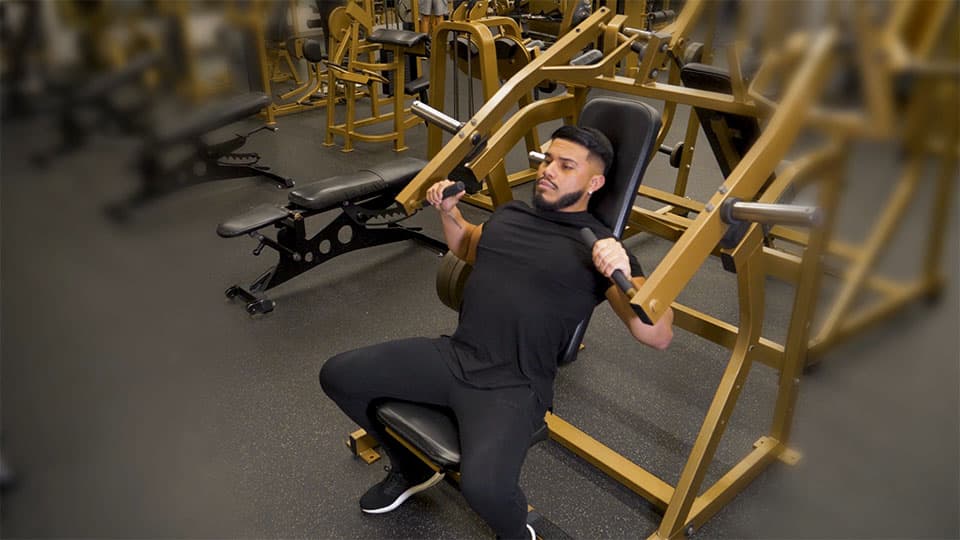 Machine Incline Chest Press Demonstration